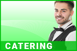 UHF Business Two-Way Radios and Earpieces for Catering Teams