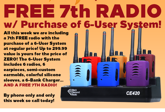 Free 7th Radio With 6-User System